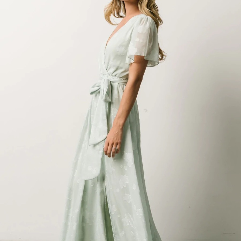 Baltic Born Faye Maxi Dress Sage | NWT xs